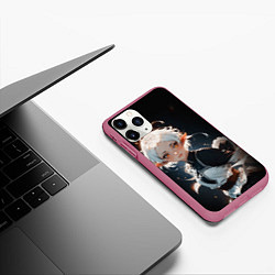 Чехол iPhone 11 Pro матовый Сильфи - Mushoku Tensei: Jobless, цвет: 3D-малиновый — фото 2