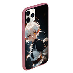 Чехол iPhone 11 Pro матовый Сильфи - Mushoku Tensei: Jobless, цвет: 3D-малиновый — фото 2