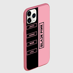 Чехол iPhone 11 Pro матовый Blackpink южнокорейская группа, цвет: 3D-малиновый — фото 2