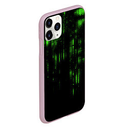 Чехол iPhone 11 Pro матовый Геометрический эффект матрицы, цвет: 3D-розовый — фото 2