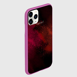 Чехол iPhone 11 Pro матовый Smile and colors, цвет: 3D-фиолетовый — фото 2