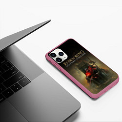 Чехол iPhone 11 Pro матовый Elden ring Shadow of the erdtree, цвет: 3D-малиновый — фото 2