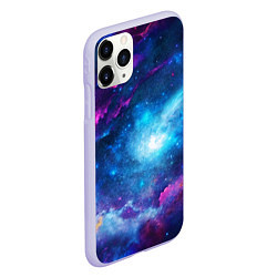 Чехол iPhone 11 Pro матовый Комета, цвет: 3D-светло-сиреневый — фото 2