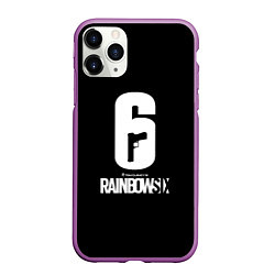 Чехол iPhone 11 Pro матовый Rainbow six ubisoft game, цвет: 3D-фиолетовый