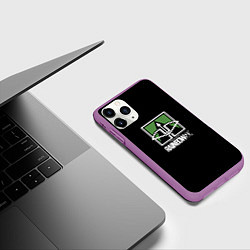 Чехол iPhone 11 Pro матовый Rainbow six action games, цвет: 3D-фиолетовый — фото 2