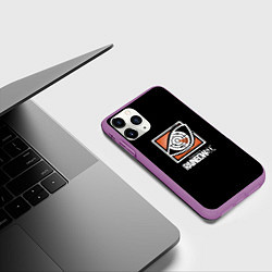 Чехол iPhone 11 Pro матовый Rainbow six logo ubisoft favorite, цвет: 3D-фиолетовый — фото 2