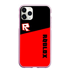 Чехол iPhone 11 Pro матовый Roblox geometry red, цвет: 3D-розовый