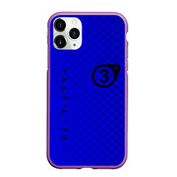 Чехол iPhone 11 Pro матовый Half life 3 logo games, цвет: 3D-фиолетовый