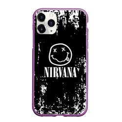 Чехол iPhone 11 Pro матовый Nirvana teddy, цвет: 3D-фиолетовый