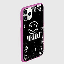 Чехол iPhone 11 Pro матовый Nirvana teddy, цвет: 3D-фиолетовый — фото 2