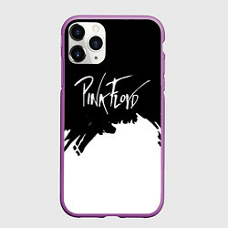 Чехол iPhone 11 Pro матовый Pink Floyd белые краски, цвет: 3D-фиолетовый