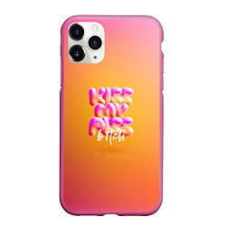 Чехол iPhone 11 Pro матовый Kiss my piss, bitch