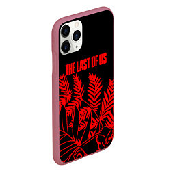 Чехол iPhone 11 Pro матовый The last of us tropic, цвет: 3D-малиновый — фото 2