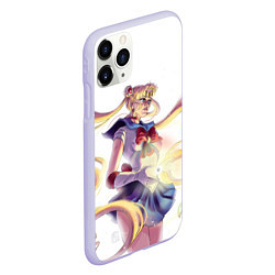 Чехол iPhone 11 Pro матовый Сейлор Мун Sailor Moon, цвет: 3D-светло-сиреневый — фото 2