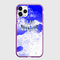 Чехол iPhone 11 Pro матовый Alan wake всплеск красок, цвет: 3D-фиолетовый