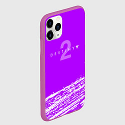 Чехол iPhone 11 Pro матовый Destiny онлайн игра краски, цвет: 3D-фиолетовый — фото 2