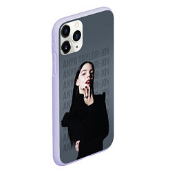 Чехол iPhone 11 Pro матовый Actress - Anya Taylor Joy, цвет: 3D-светло-сиреневый — фото 2