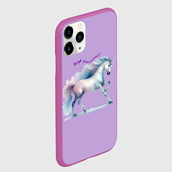 Чехол iPhone 11 Pro матовый Чаруй реальность на лавандовом, цвет: 3D-фиолетовый — фото 2