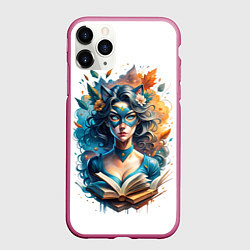 Чехол iPhone 11 Pro матовый Героиня своих историй, цвет: 3D-малиновый