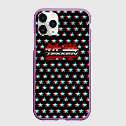 Чехол iPhone 11 Pro матовый Tekken star, цвет: 3D-фиолетовый