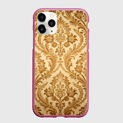 Чехол iPhone 11 Pro матовый Обои, цвет: 3D-малиновый
