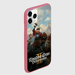 Чехол iPhone 11 Pro матовый Битва Kingdom come deliverence 2, цвет: 3D-малиновый — фото 2