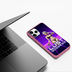 Чехол iPhone 11 Pro матовый Lust Goddess sexy Lorraine, цвет: 3D-малиновый — фото 2