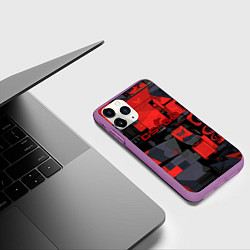 Чехол iPhone 11 Pro матовый Counter strike skin awp, цвет: 3D-фиолетовый — фото 2