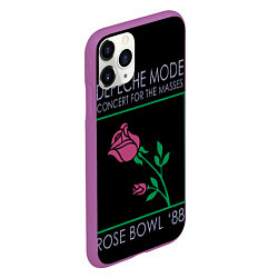 Чехол iPhone 11 Pro матовый Depeche Mode - Rose Bowl, цвет: 3D-фиолетовый — фото 2