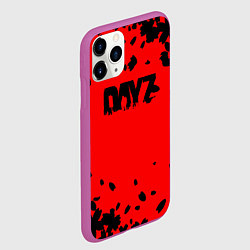 Чехол iPhone 11 Pro матовый Dayz лепестки, цвет: 3D-фиолетовый — фото 2