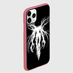 Чехол iPhone 11 Pro матовый Dark gothic angel, цвет: 3D-малиновый — фото 2