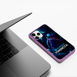 Чехол iPhone 11 Pro матовый Виндикта Deadlock, цвет: 3D-фиолетовый — фото 2