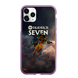 Чехол iPhone 11 Pro матовый Deadlock Seven, цвет: 3D-фиолетовый