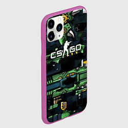 Чехол iPhone 11 Pro матовый Counter strike gamer, цвет: 3D-фиолетовый — фото 2