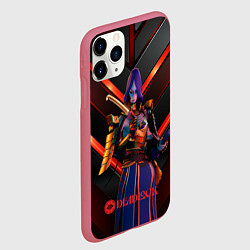 Чехол iPhone 11 Pro матовый Deadlock Yamato, цвет: 3D-малиновый — фото 2