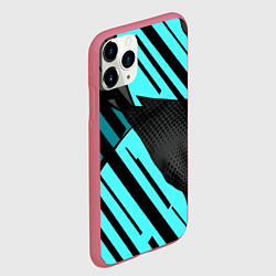 Чехол iPhone 11 Pro матовый Спортивный динамичный, цвет: 3D-малиновый — фото 2