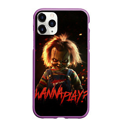 Чехол iPhone 11 Pro матовый Chucky wanna play?