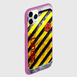 Чехол iPhone 11 Pro матовый RUST grunge, цвет: 3D-фиолетовый — фото 2
