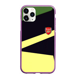 Чехол iPhone 11 Pro матовый Arsenal geometry, цвет: 3D-фиолетовый