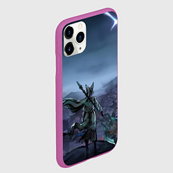 Чехол iPhone 11 Pro матовый Honkai Star Rail Feixiao, цвет: 3D-фиолетовый — фото 2