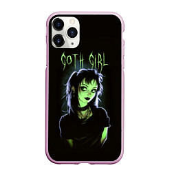 Чехол iPhone 11 Pro матовый Goth girl - Beetlejuice