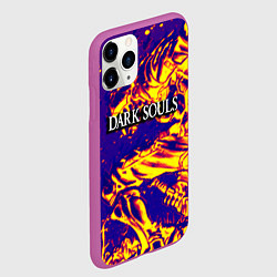 Чехол iPhone 11 Pro матовый Darksouls рыцарь, цвет: 3D-фиолетовый — фото 2