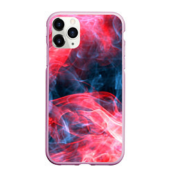 Чехол iPhone 11 Pro матовый Дымная текстура, цвет: 3D-розовый