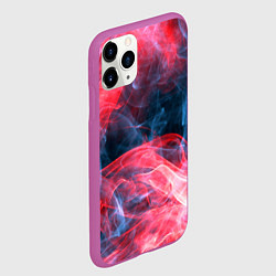 Чехол iPhone 11 Pro матовый Дымная текстура, цвет: 3D-фиолетовый — фото 2