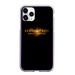 Чехол iPhone 11 Pro матовый Resident Evil 7 biohazard, цвет: 3D-светло-сиреневый