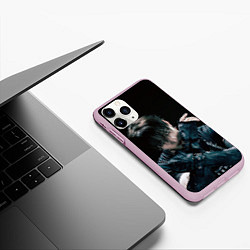 Чехол iPhone 11 Pro матовый Stray Kids Bang Chan Giant concept, цвет: 3D-розовый — фото 2