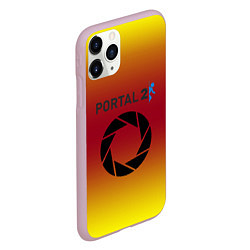 Чехол iPhone 11 Pro матовый Portal 2 gradient, цвет: 3D-розовый — фото 2