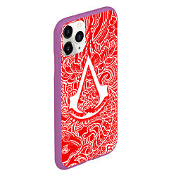 Чехол iPhone 11 Pro матовый Assassins Creed shadows, цвет: 3D-фиолетовый — фото 2