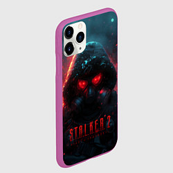 Чехол iPhone 11 Pro матовый Stalker 2 аномальная зона, цвет: 3D-фиолетовый — фото 2