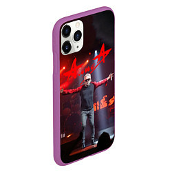 Чехол iPhone 11 Pro матовый Алиса Кинчев концерт, цвет: 3D-фиолетовый — фото 2